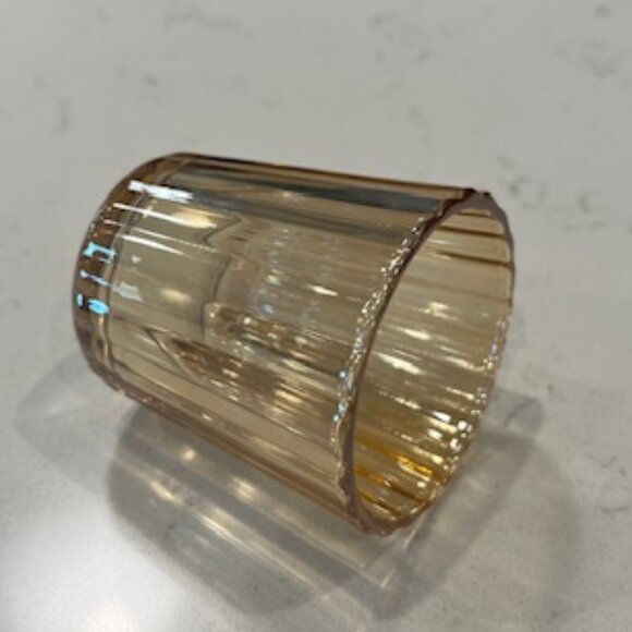 Glass Candle Holders Set of 6 New w/o Tag - Picture 4 of 5